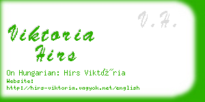 viktoria hirs business card